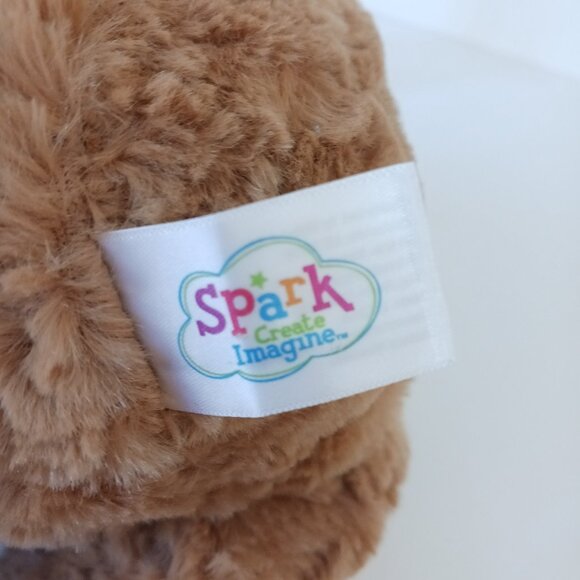 Spark Create Imagine Sloth Smiling 17” Long Plush Brown Stuffed Animal Soft Toy - Picture 6 of 7